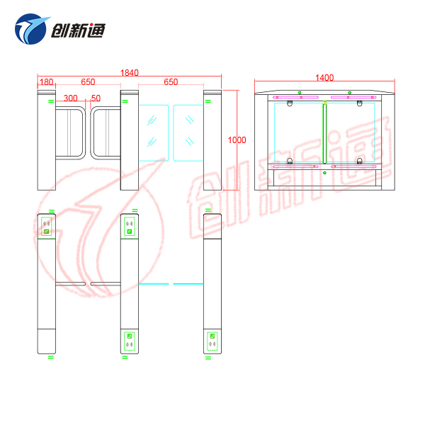 擺閘,三輥閘,速通閘,旋轉(zhuǎn)閘,平移閘,一字閘,人臉識別，